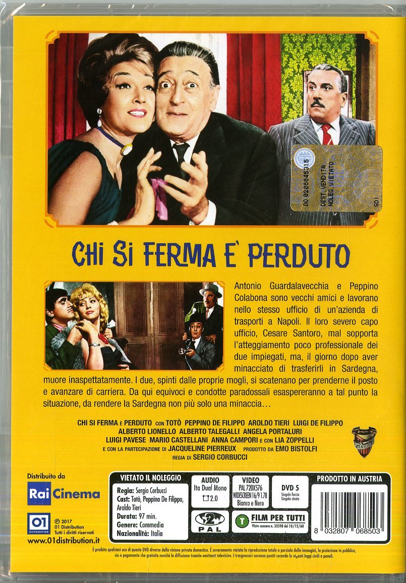 TOTÓ CHI SI FERMA E PERDUTO DVD - Image 2