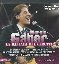 GIORGIO GABER - LA BALLATA DEL CERRUTI