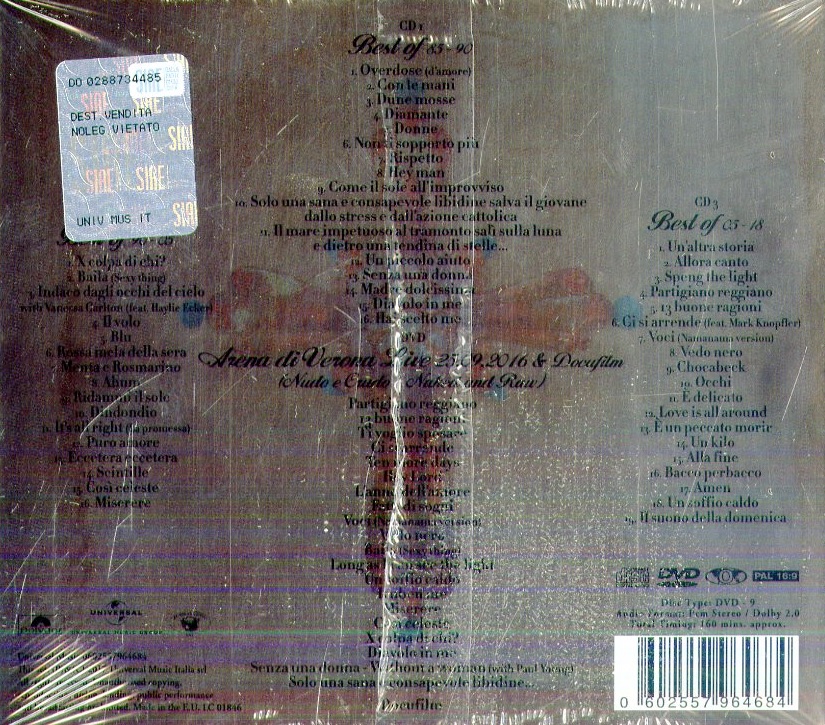 ZUCCHERO - WANTED (THE BEST COLLECTION 3CD+DVD) - Image 2
