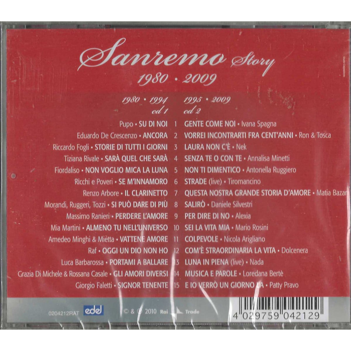 SANREMO STORY 1980 - 2009 2CD - Image 2