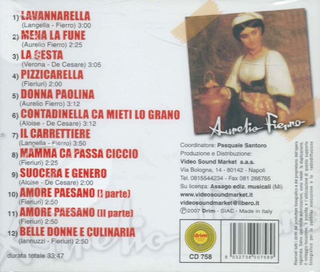 AURELIO FIERRO - ARIE DI CASA NOSTRA - CD - Image 2