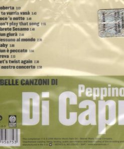 Alternative view of LE PIU BELLE CANZONI DI - PEPPINO DI CAPRI - CD