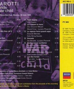 Alternative view of PAVAROTTI and FRIENDS FOR WAR CHILD - CD