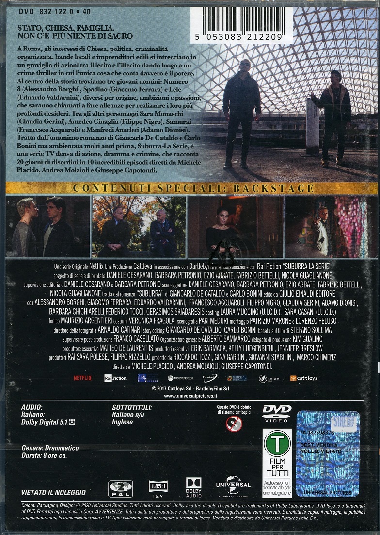 SUBURRA LA SERIE 1 - 3DVD - Image 2