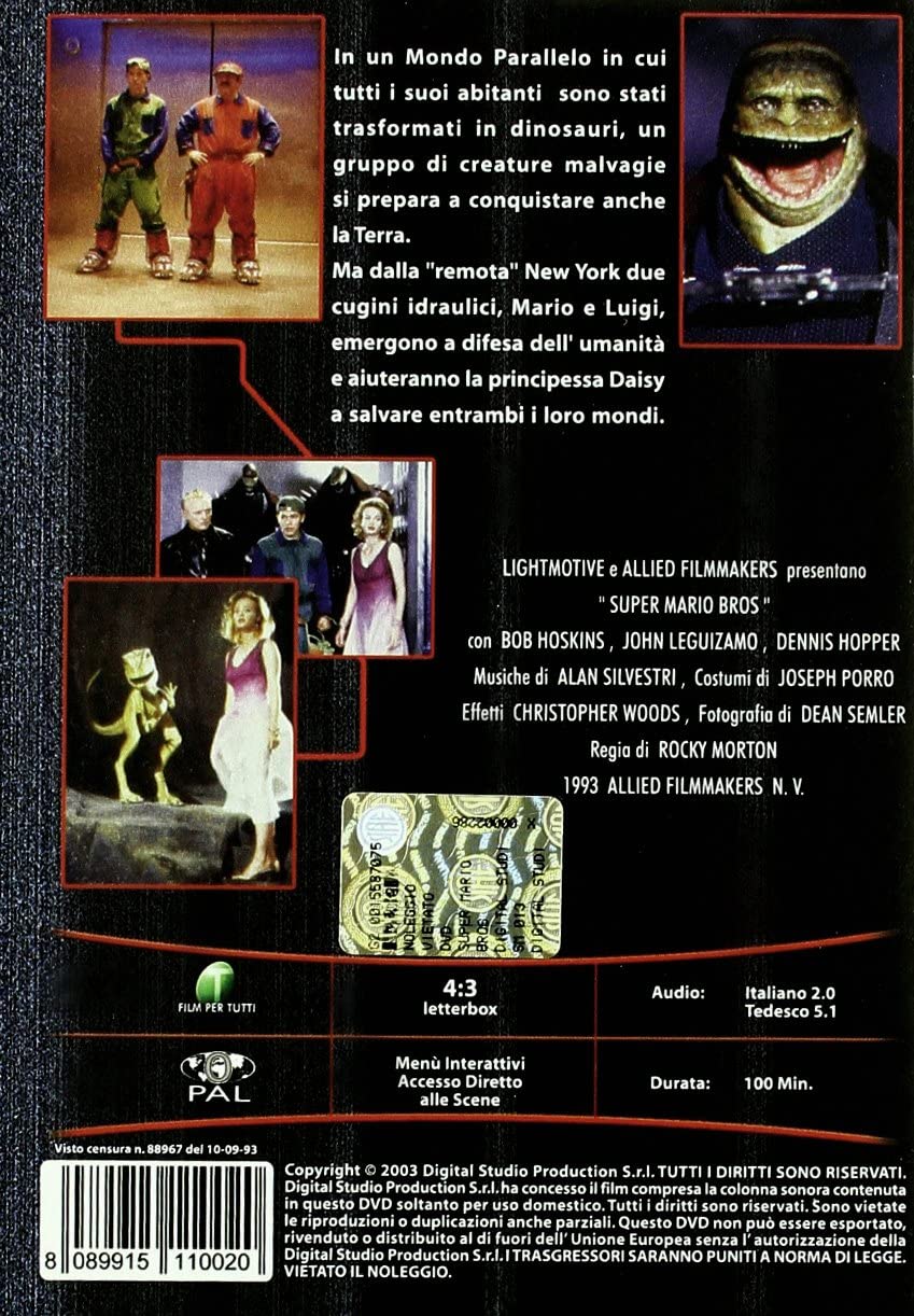 Super Mario Bros - DVD - Image 2
