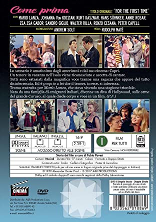 COME PRIMA (1959) For the First Time DVD - Image 2