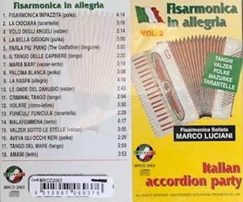 FISARMONICA IN ALLEGRIA VOL 2- CD - Image 2