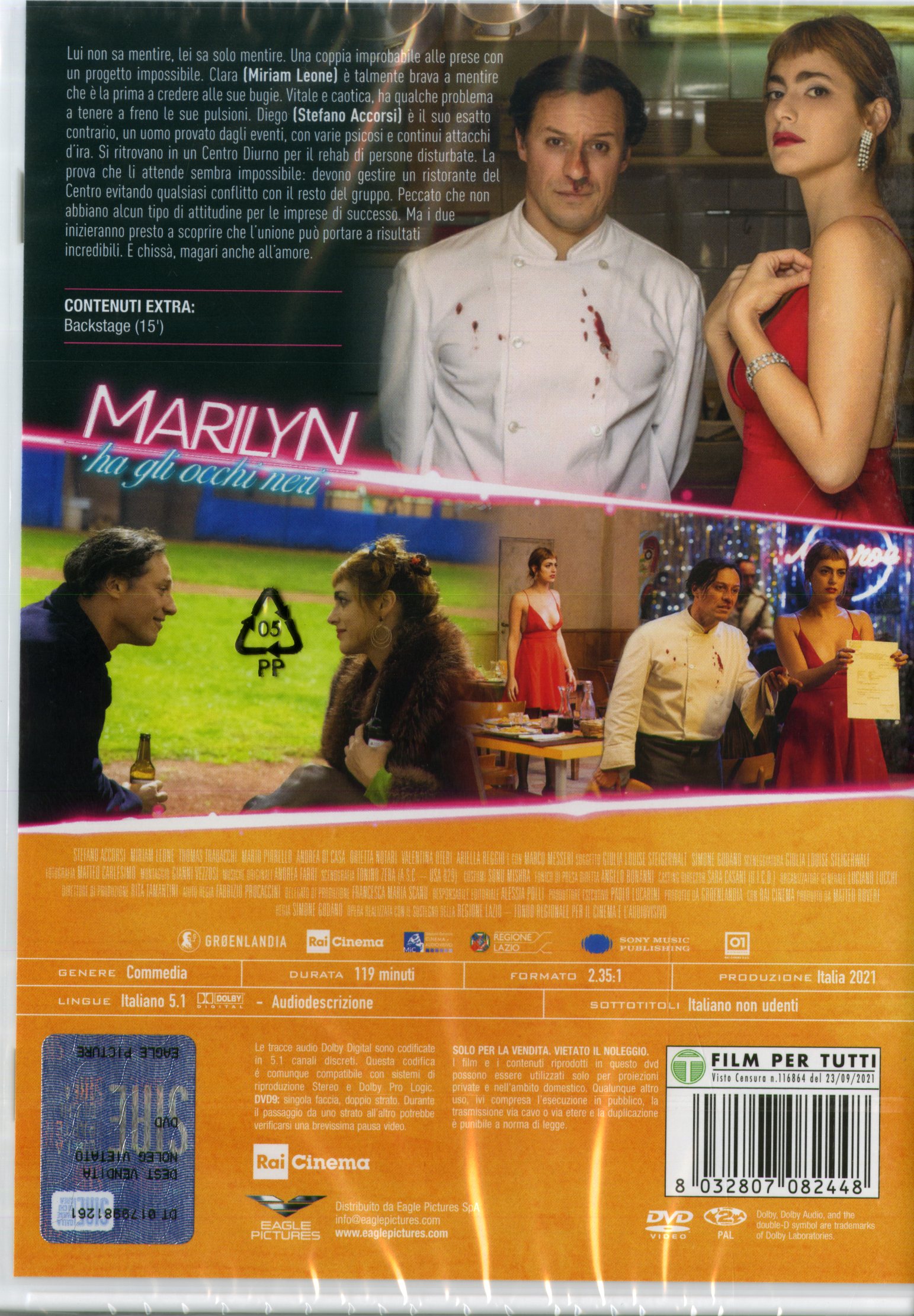 MARILYN HA GLI OCCHI NERI - DVD - Image 2