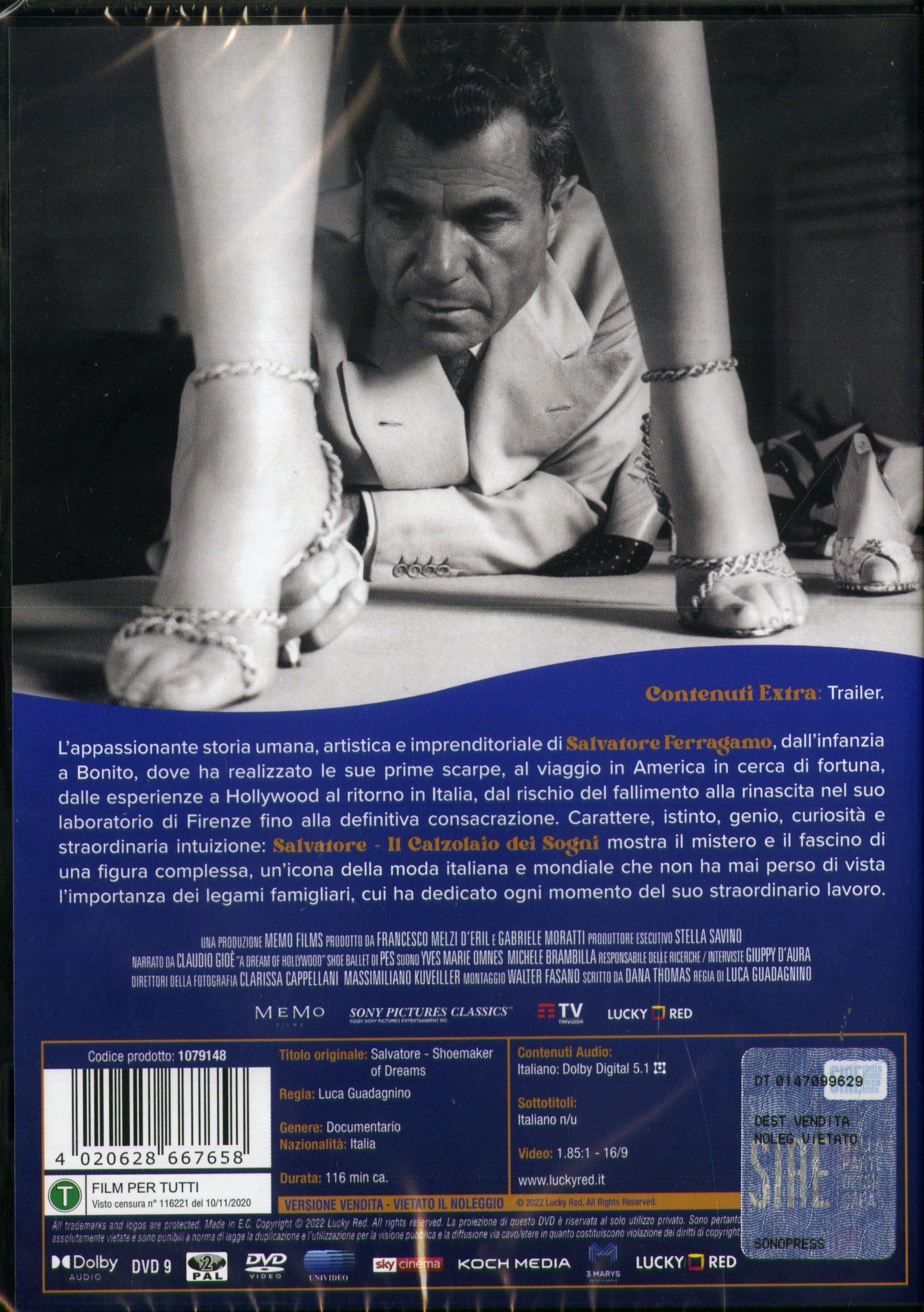SALVATORE - IL CALZOLAIO DEI SOGNI - Shoemaker of Dreams DVD - DOCUMENTARY - Image 2