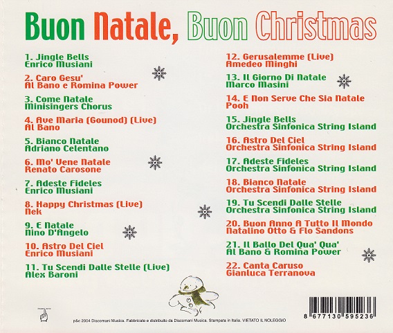 BUON NATALE BUON CHRISTMAS - CD - Image 2
