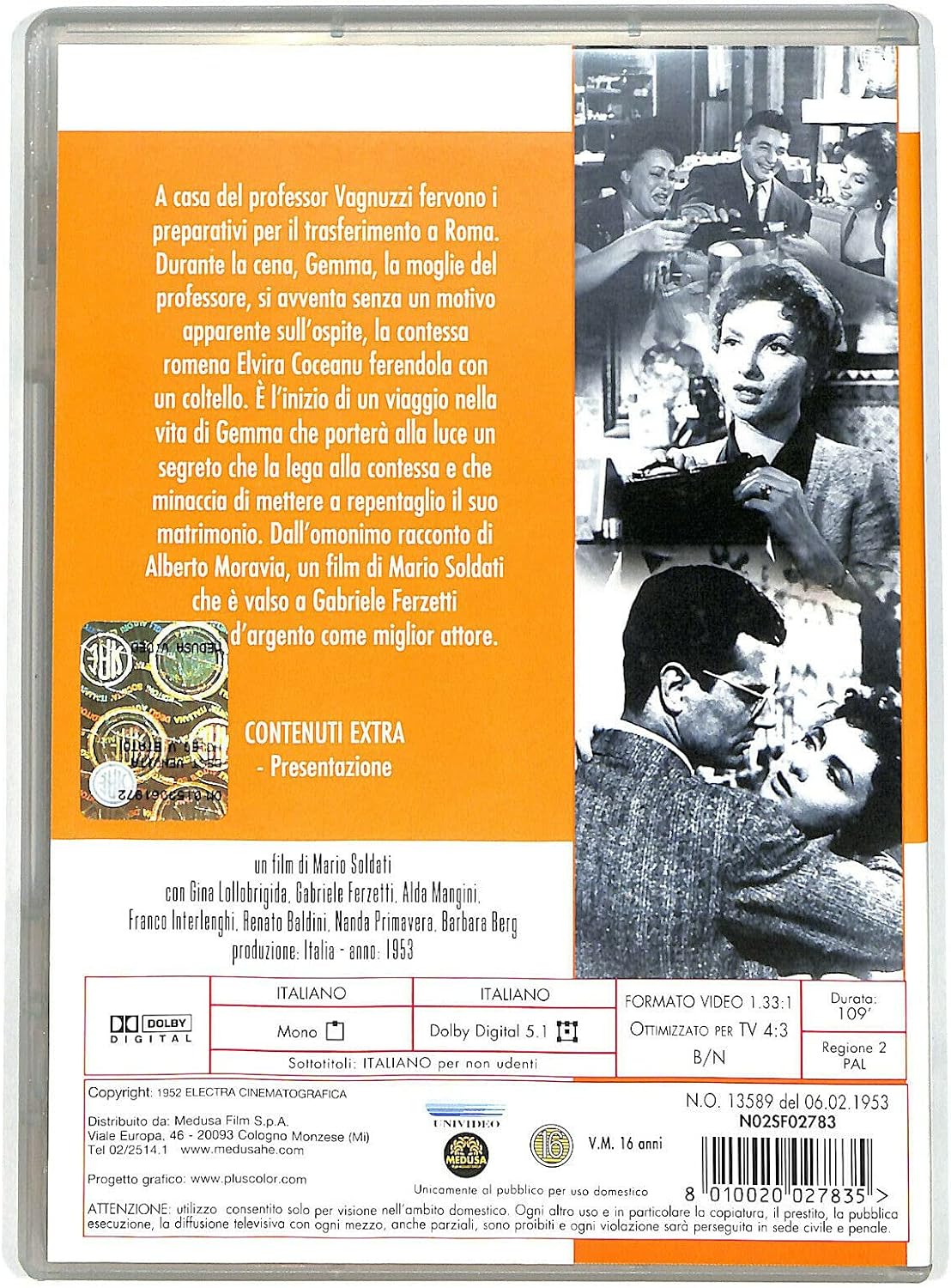 LA PROVINCIALE - GINA LOLLOBRIGIDA - DVD - Image 2