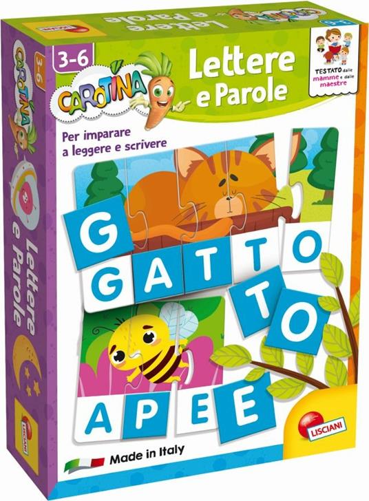 CAROTINA LETTERE E PAROLE