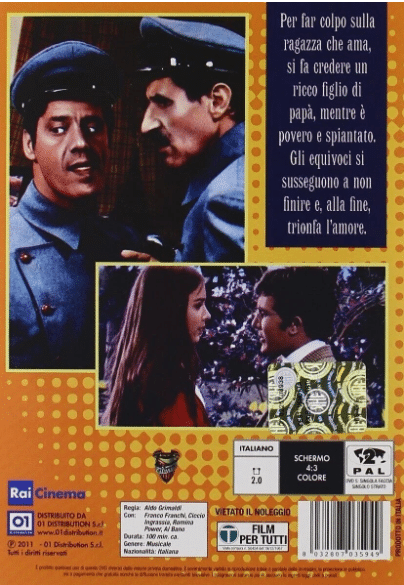 NEL SOLE - Romina Power Al Bano Franco Franchi Ciccio Ingrassia - DVD - Image 2