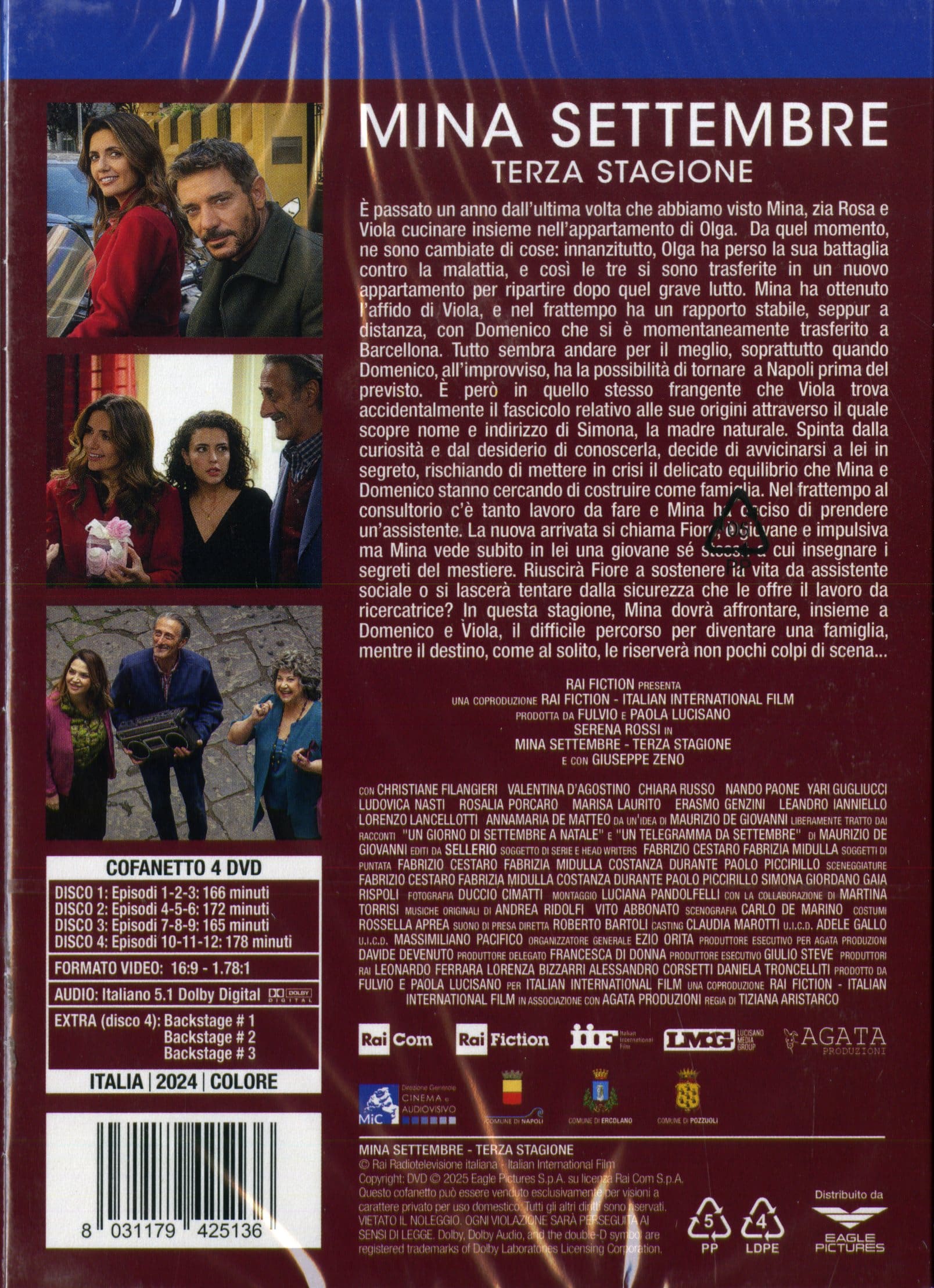 MINA SETTEMBRE ST.3 - TV SERIES - 3DVD - Image 2