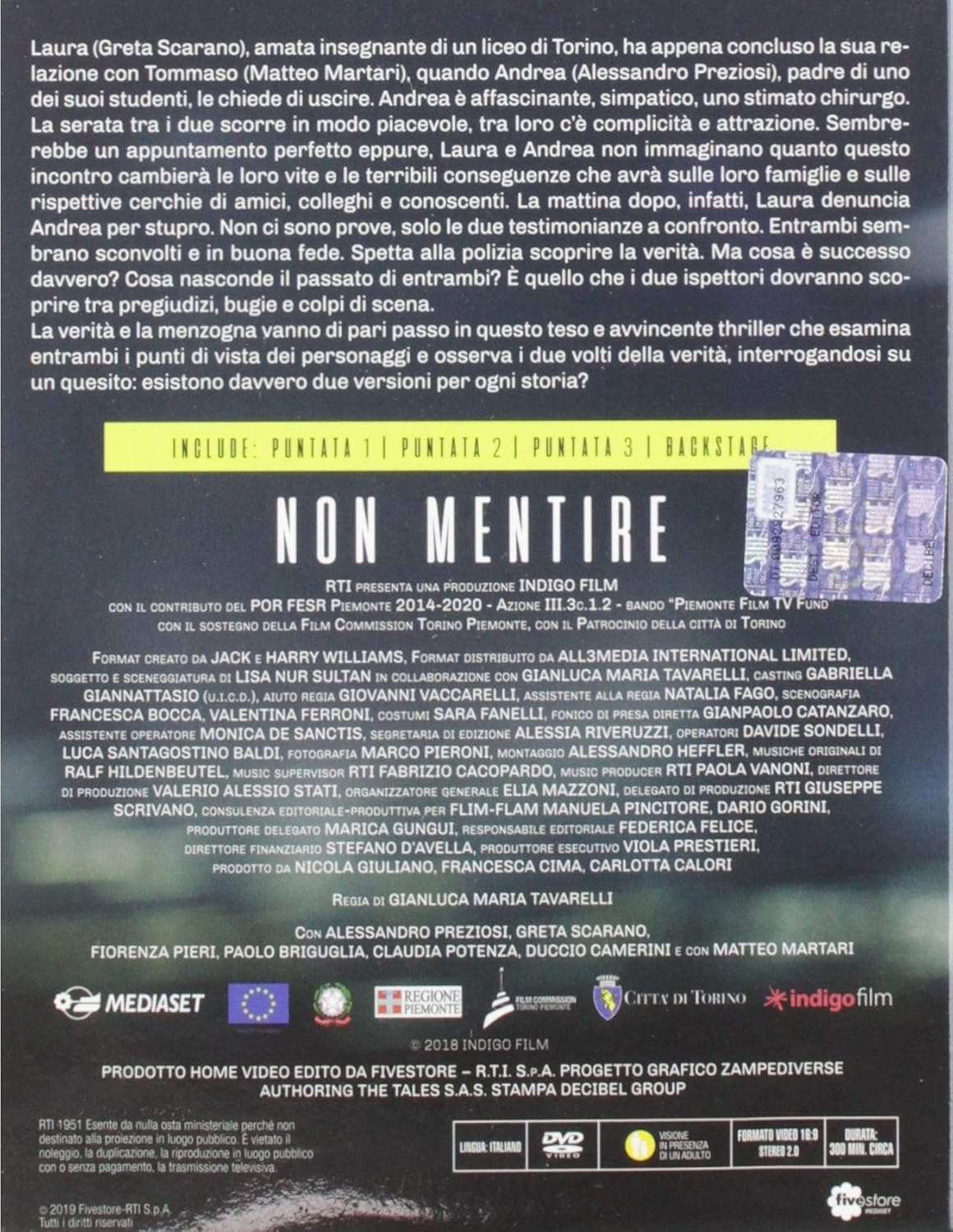 NON MENTIRE - 2DVD TV SERIES - Image 2
